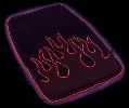 &nbsp;Honda Del Sol SPEED-GLO Floor Mat Flame And EL Trim Universal