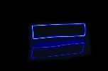 &nbsp;Honda Del Sol Flame SPEED-GLO Blue Filament Seat Belt Shoulder Pad