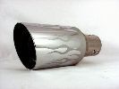 &nbsp;Honda Del Sol Stainless Steel Flamed Led Muffler Tip