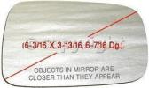 1993&nbsp;Acura&nbsp;Integra&nbsp;Mirror Glass, Passenger Side