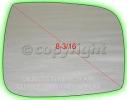 2003&nbsp;Isuzu&nbsp;Axiom&nbsp;Mirror Glass, Passenger Side