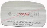 2001&nbsp;KIA&nbsp;Sportage&nbsp;Mirror Glass, Passenger Side