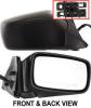 1993&nbsp;Volvo&nbsp;240&nbsp;Mirror, Passenger Side